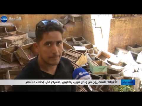 شاهد  مناشدات المتضرّرون من وادي مزيب