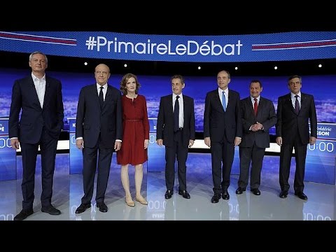 بالفيديو  أول مناظرة بين مرشحي الانتخابات التمهيدية في فرنسا