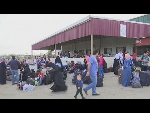 شاهد معبر رفح مفتوح لفلسطينيي غزة لمدة 4 أيام