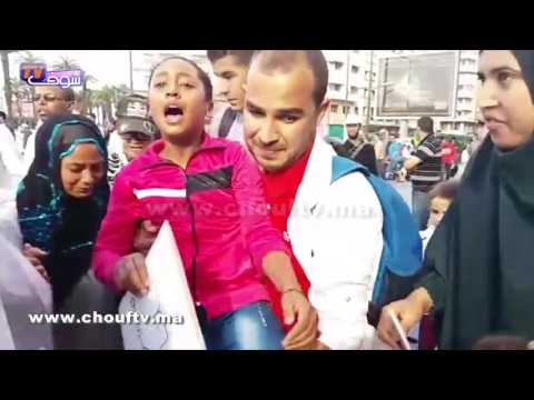 بالفيديو ما وقع لطفل خلال هروب الأساتذة المحتجين في البيضاء