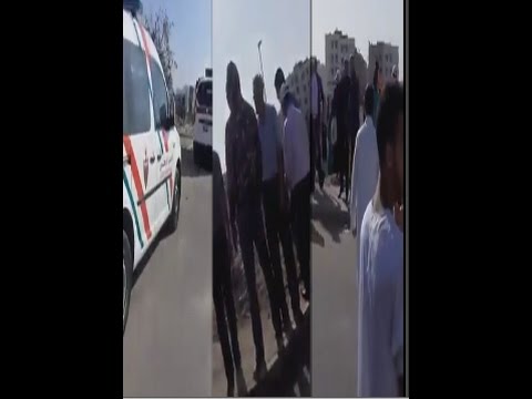 شاهد مشادات كلامية بين سكان بكران طوما والقوات الأمنية