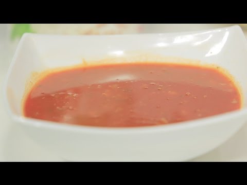 بالفيديو طريقة عمل شوربة الطماطم والثوم المشوي بالحمص