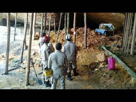 شاهد انهيار جزئي في مغارة يسفر عن مقتل 10 أشخاص في البرازيل