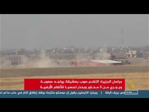 شاهد  تقدم قوات البشمركة في اتجاه بعشيقة
