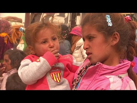 شاهد تقريرعن النازحين من الرقة وأوضاعهم