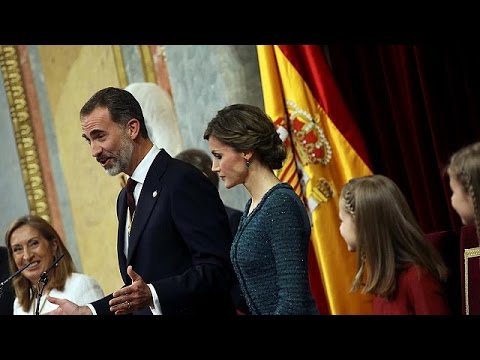 شاهد الملك فيليب السادس يترأس مراسم تعيين حكومة ماريانو راخوي
