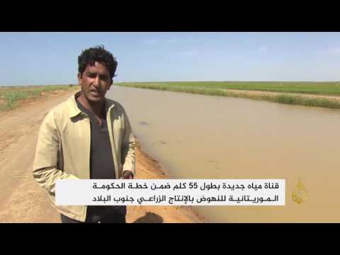 شاهد تشغيل محطة للري في كرمسين جنوب موريتانيا