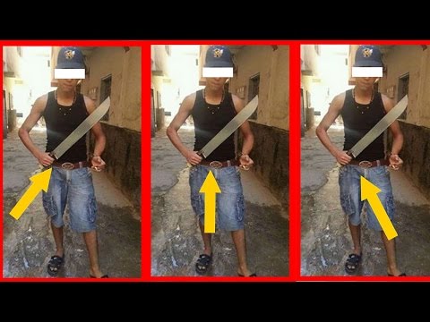 شاهد مراهق مغربي يروّع المواطنين في المحمّدية بالسيف