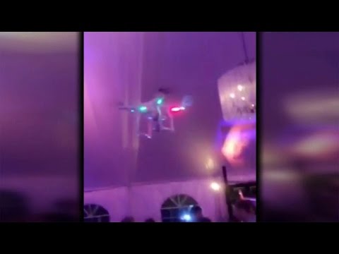 عريس استخدم طائرة بدون طيار في تصوير الفرح