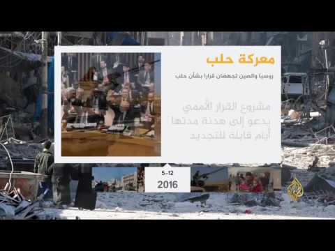 بالفيديو  مسار تطور معارك شرق حلب خلال الأسابيع الماضية