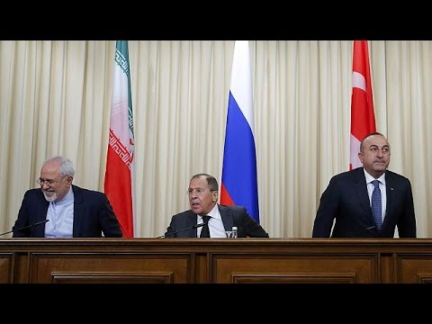 شاهد روسيا وايران وتركيا تضمن اتفاق سياسي في سورية