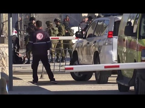 بالفيديو إصابة فلسطينية برصاص الأمن الإسرائيلي
