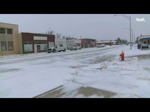 تحذيرات من عاصفة ثلجية قوية على جنوب الولايات المتحدة