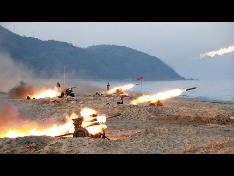 بالفيديو  واشنطن تنذر باسقاط أي صاروخ بالستي كوري شمالي يهددها