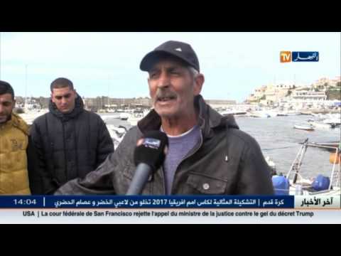 بالفيديو رياح قوية توقف ميناء جميلة في العاصمة الجزائرية