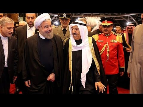 شاهد روحاني يزور مسقط والكويت