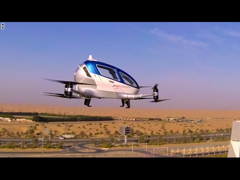 شاهد أول مركبة جوية ذاتية القيادة تحلّق في دبي