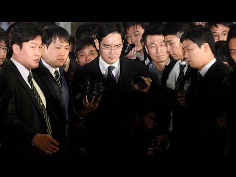 شاهد اعتقال رئيس مجموعة سامسونغ في كوريا الجنوبية