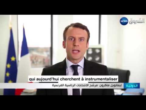 الفرنسي إيمانويل ماكرون يتمسك بموقفه من الاستعمار الفرنسي للجزائر