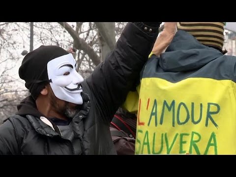 شاهد مظاهرات في فرنسا ضد استفحال الفساد في البلاد