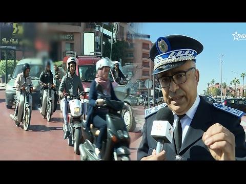 شاهد مخاطر تزايد مستعملي الدراجات النارية في مراكش