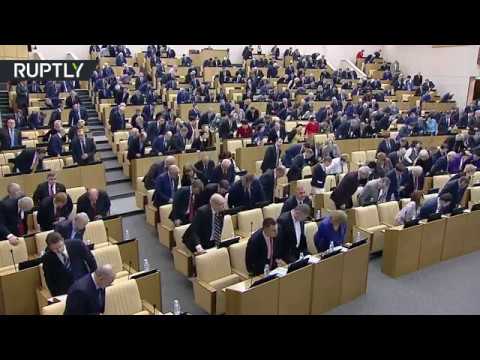 شاهد دقيقة صمت في الدوما الروسي حدادًا على تشوركين