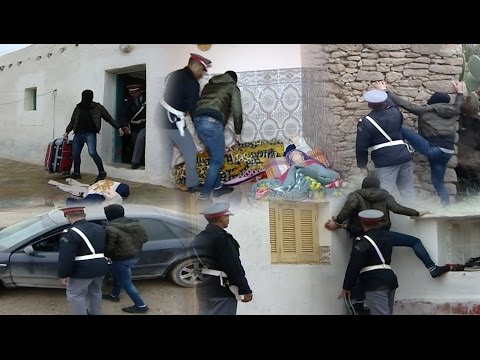 شاهد إعادة تمثيل جريمة بشعة في الناظور