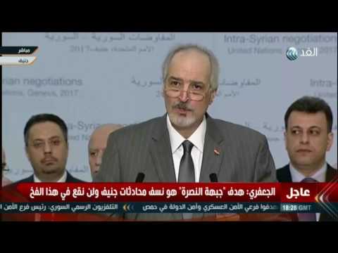 شاهد الجعفري يحذر الرافضين إدانة تفجيرات حمص