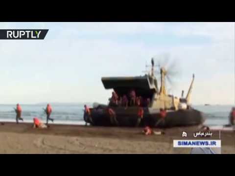 شاهد مناورات بحرية إيرانية واسعة في المحيط الهندي