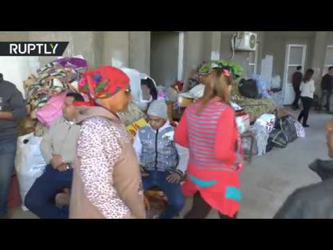 شاهد الأسر المسيحية تغادر سيناء