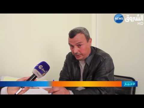 شاهد  شاب يضرم النار في جسد رئيس بلدية سيدي سليمان