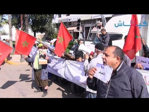 بالفيديو استمرار احتجاجات البياضة في الدار البيضاء