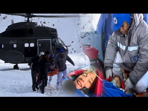 شاهد إنقاذ سائحة سويسرية بمروحية الشرطة المغربية