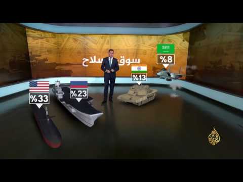 شاهد نمو ملحوظ في سوق السلاح عالميًا