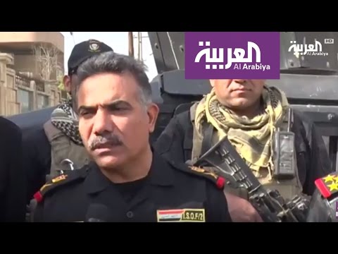 شاهد القوات العراقية تقتحم حي المنصور
