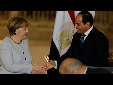 شاهد ميركل في القاهرة ومكافحة التطرف أهم ملفاتها