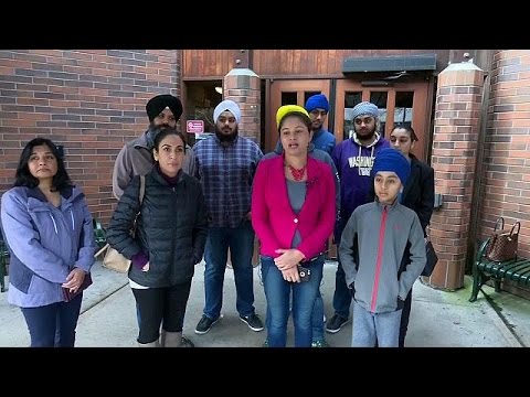 شاهد إطلاق النار على رجل من السيخ أمام منزله  في أميركا