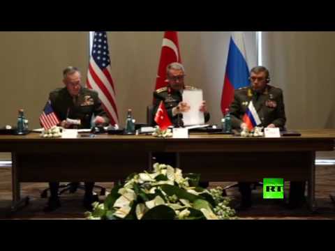 قادة أركان روسيا وتركيا وأميركا ناقشوا وضعَي سورية والعراق
