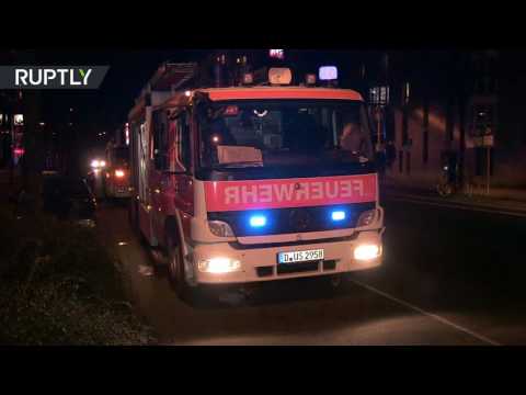 شاهد هجوم بساطور على مسافرين في محطة قطار بألمانيا