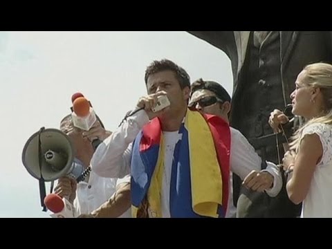 شاهد ليوبولدو لوبيز نيلسون مانديلا فنزويلا