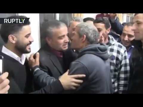 بالفيديو  احتفالات بعودة الجندي الأردني أحمد الدقامسة إلى منزله