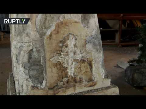 بالفيديو داعش تسوّي مدينة قراقوش العراقية المسيحية بالأرض