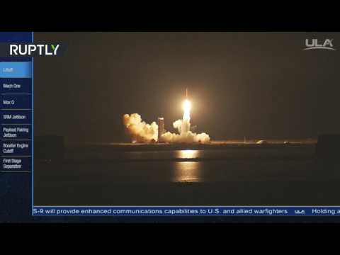 شاهد صاروخ أميركي يحمل قمرًا اصطناعيًا للأغراض العسكرية