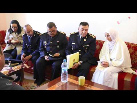 شاهد مسؤول يزور منزل شهيد الوقاية المدنية