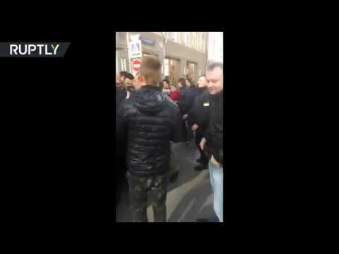 توقيف المعارض الروسي أليكسي نافالني وسط موسكو