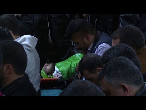 بالفيديو آلاف المواطنين يشيّعون القيادي في القسام مازن فقها