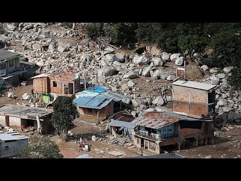 بالفيديو 273 شخصًا لقوا حتفهم في الكارثة المناخية في مُوكُوا في كولومبيا