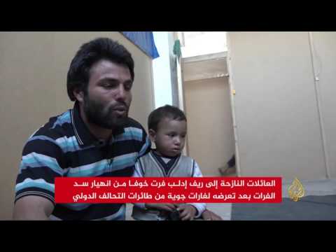 أوضاع العائلات النازحة إلى ريف إدلب