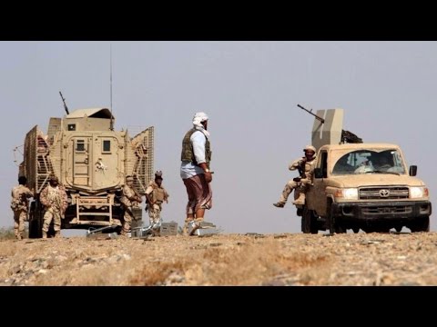 شاهد قوات الشرعية تصل أسوار معسكر خالد بن الوليد