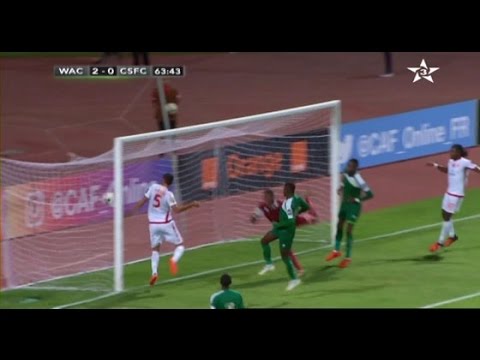 شاهد الهدف الثاني  لنادي الوداد في مرمى نظيره القطن الكاميروني